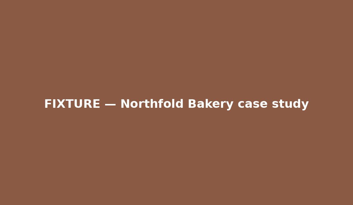 Northfold Bakery shop front